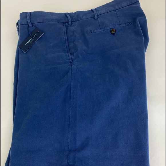 Peter Millar Other - NWT Peter Collection Wayfare‎ Shorts Riviera Blue Cotton Blend Size 42 $168